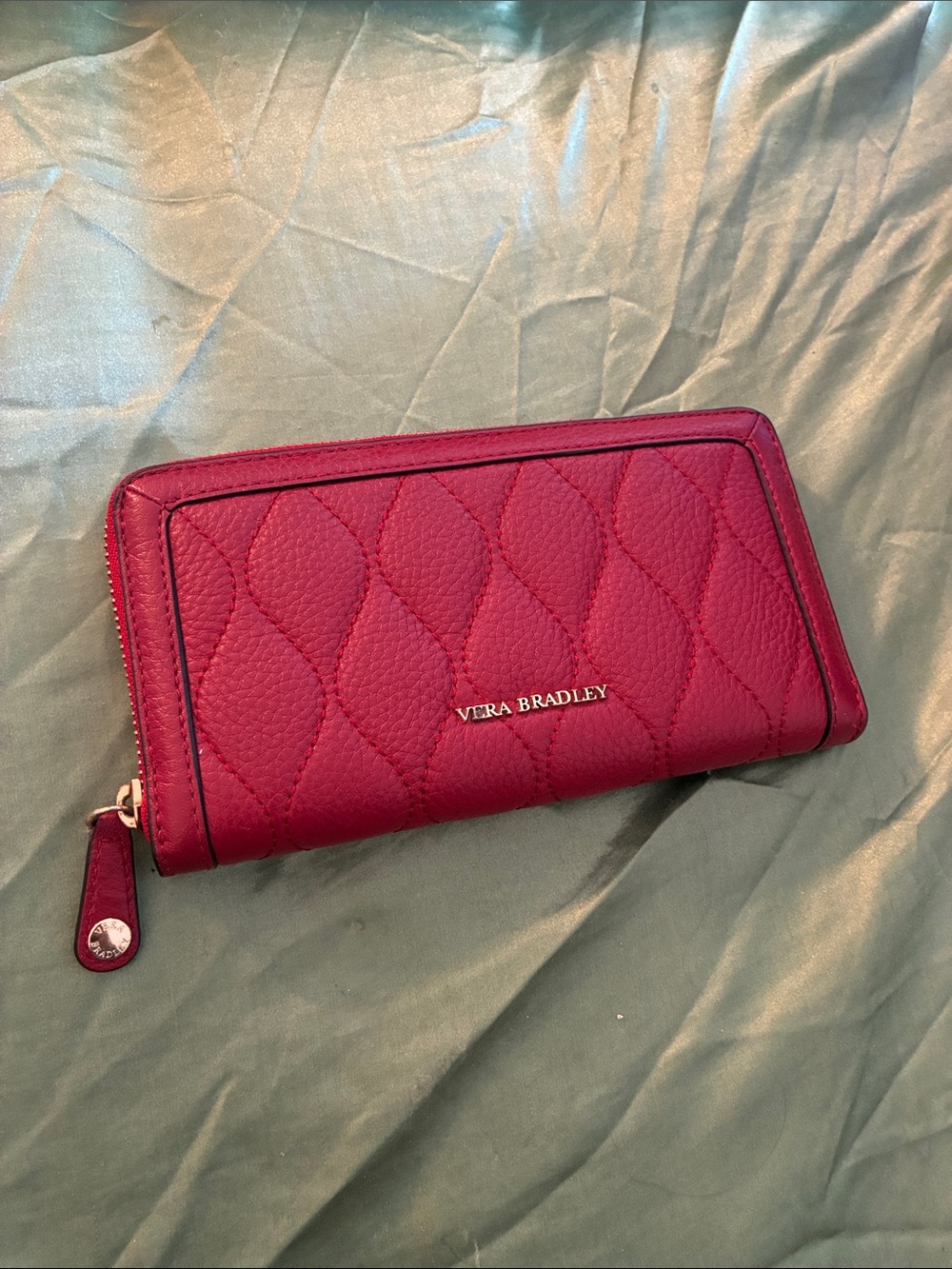 Red and Gold Sexy Vera Bradley Wallet